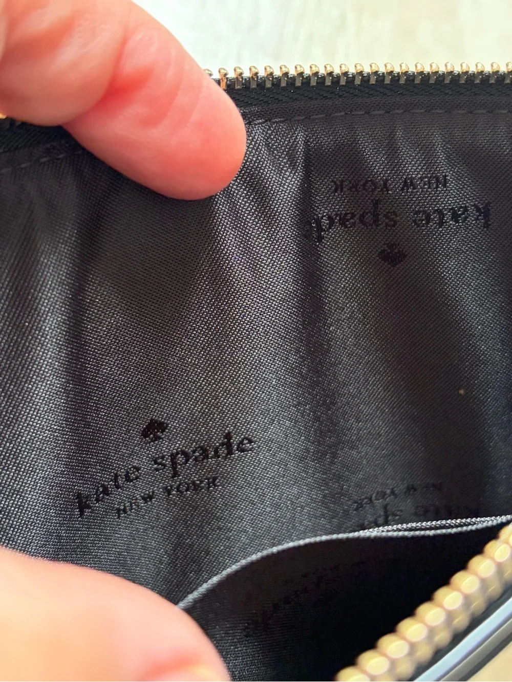 kate spade Leopard Print Wristlet Clutch in Brown and Black